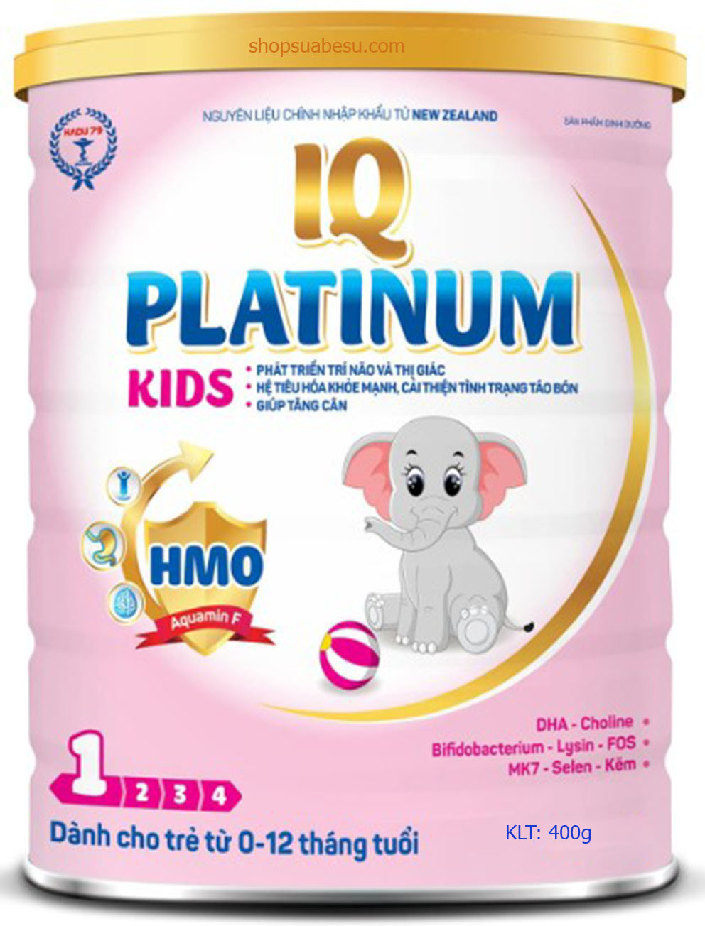 Sữa IQ PLATINUM KID 400g