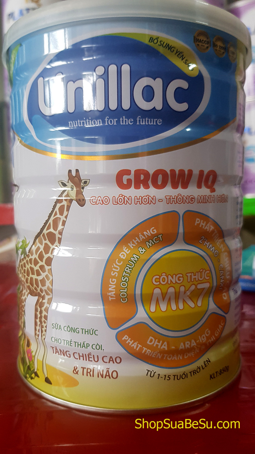 Sữa Unillac GROW IQ  850g